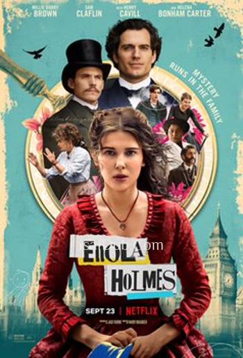 Enola Holmes (2020) (English) - Tamil Movie Poster