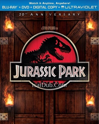 Jurassic Park (1993) - Tamil Movie Poster