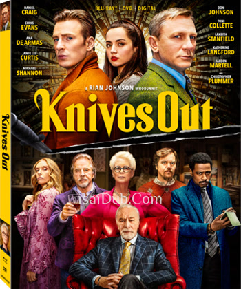 Knives Out (2019) (English) - Tamil Movie Poster