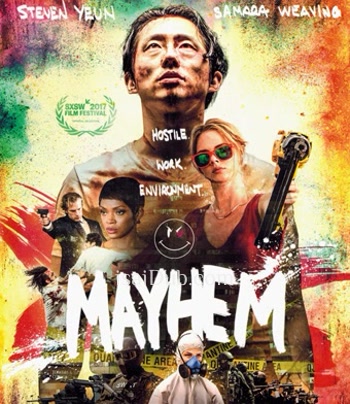 Mayhem (2017) - Tamil Movie Poster