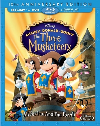  Mickey Donald Goofy The Three Musketeers (2004) - Tamil Movie Poster