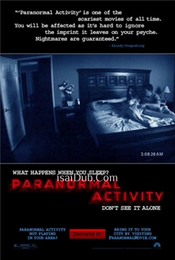 Paranormal Activity (2007) (English) - Tamil Movie Poster