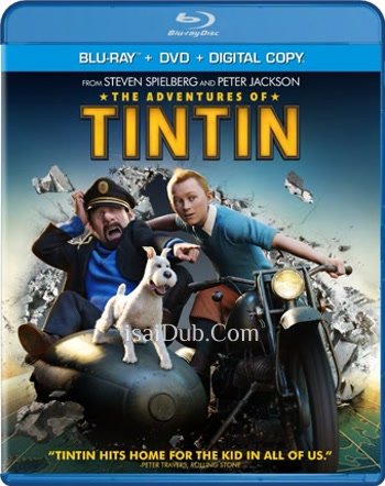 The Adventures of Tintin (2011) (English) - Tamil Movie Poster