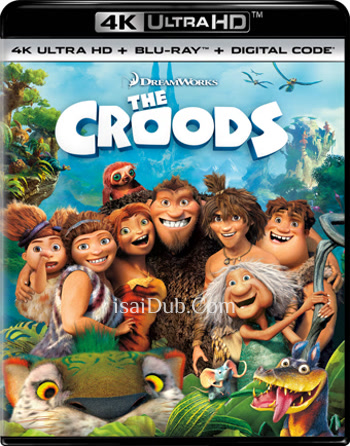 The Croods (2013) (English) - Tamil Movie Poster
